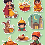 Eid Blessings - Sticker Sheet v6